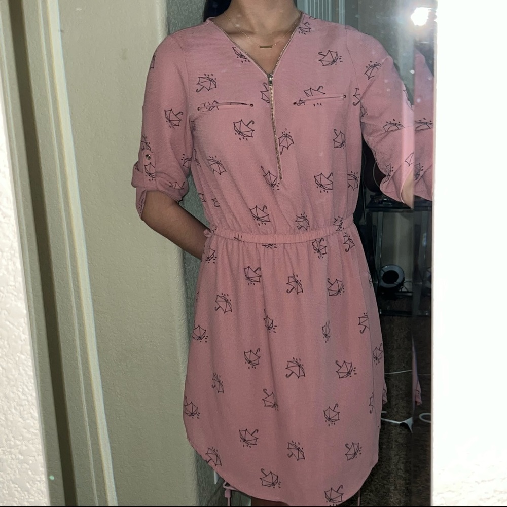Pink Umbrella Dress